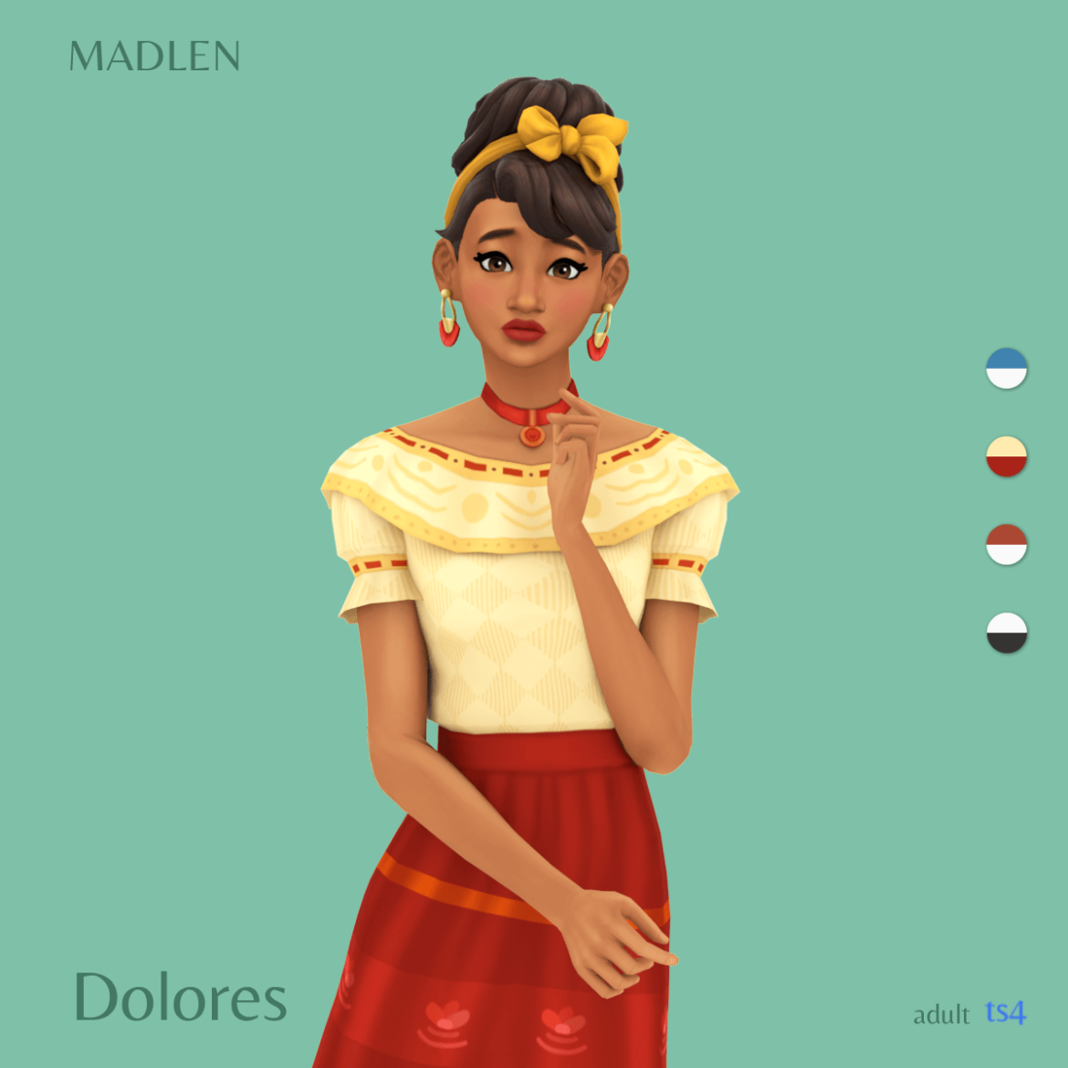 dolores outfit from Disneys Encanto