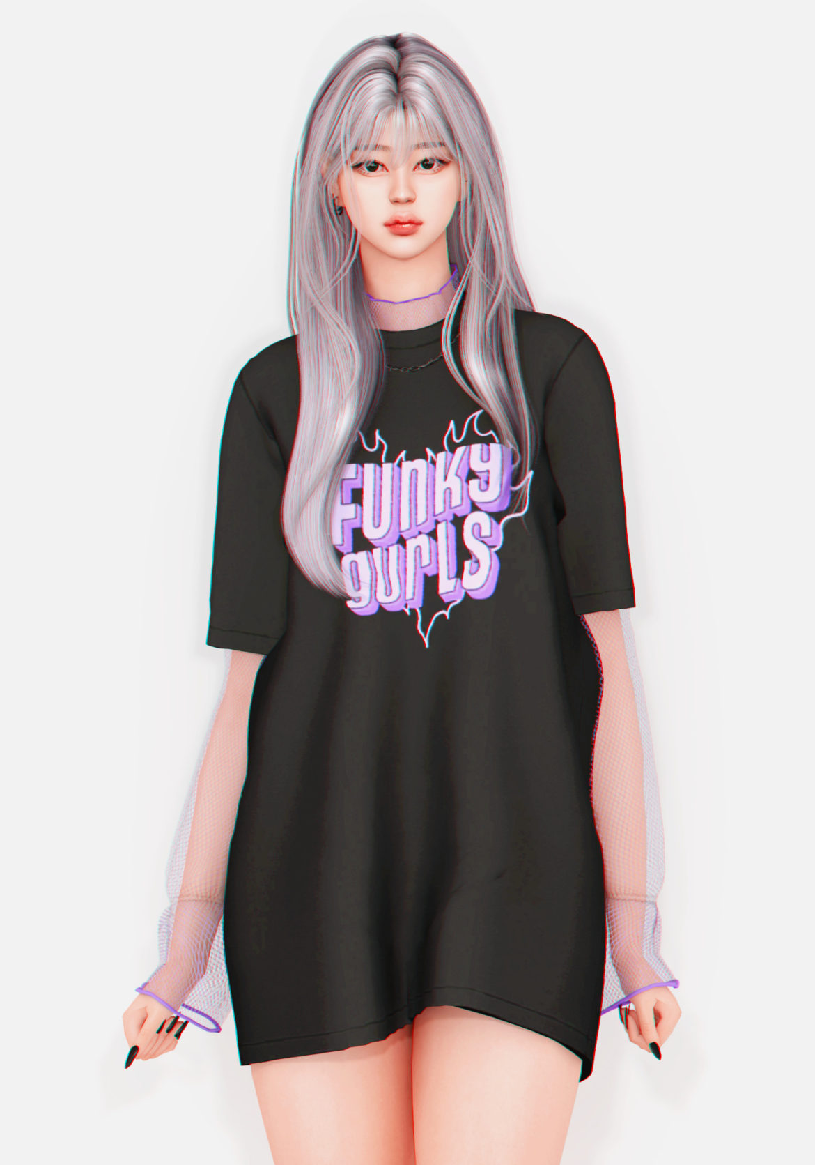 glitch t shirt by plbsims