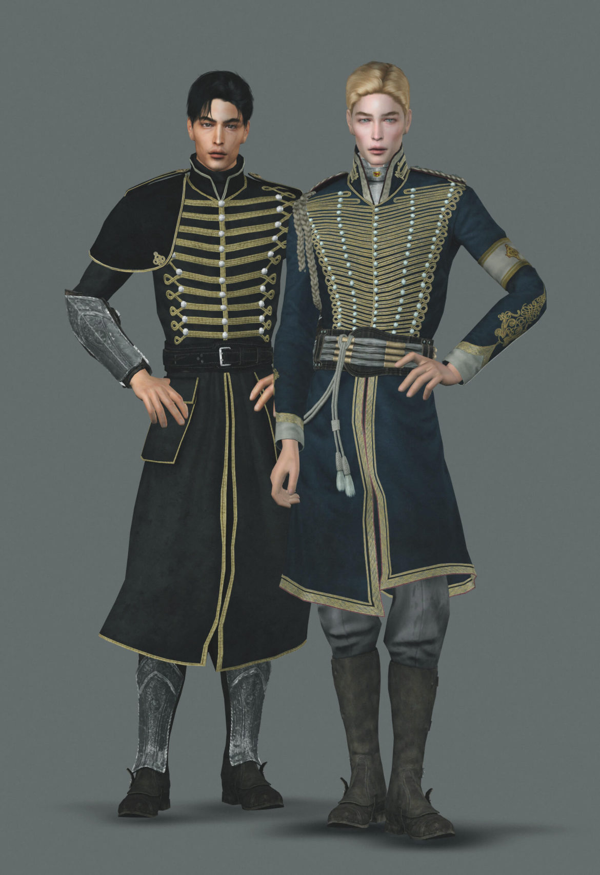 male set from the order 1886 new mesh for male