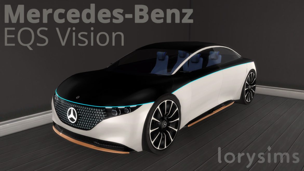 The Sims 4 2019 Mercedes-Benz Vision EQS at LorySims