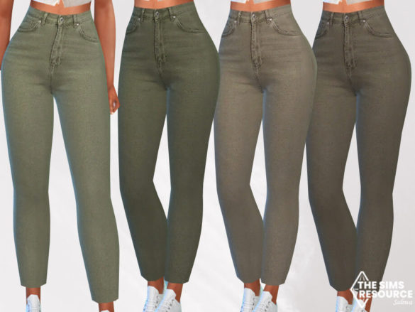 The Sims 4 Cropped Casual Jeans by Saliwa