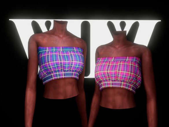 The Sims 4 High School Fashion – Top X by Viy Sims at TSR