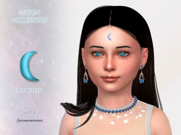 The Sims 4 Moon Accesory Child by Suzue at TSR