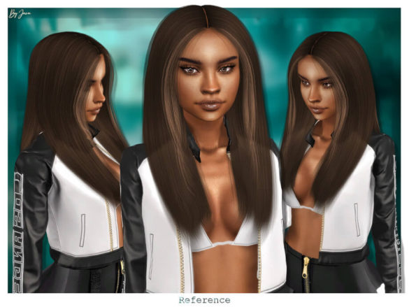 The Sims 4 Reference Hair by JavaSims at TSR