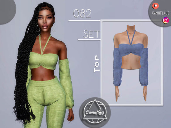The Sims 4 SET 082 – Top by Camuflaje at TSR