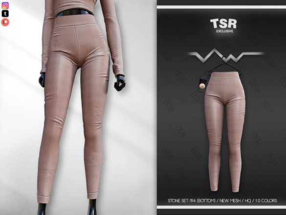 The Sims 4 STONE SET-194 (BOTTOM) BD642 by busra-tr