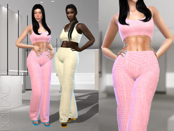 The Sims 4 Towel Bra [SET] DO338 by D.O.Lilac at TSR