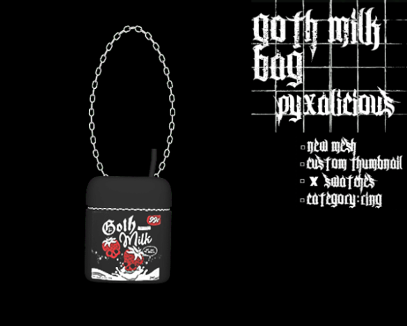 gothmilk bag CHOKER