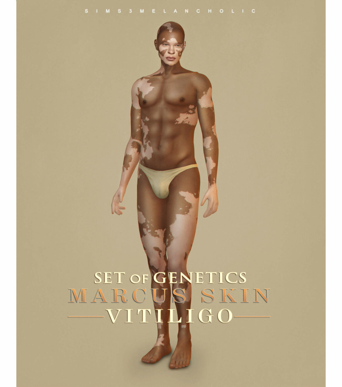 marcus skin vitiligo wet body shine