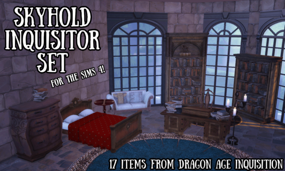 skyhold inquisitor set for the sims 4