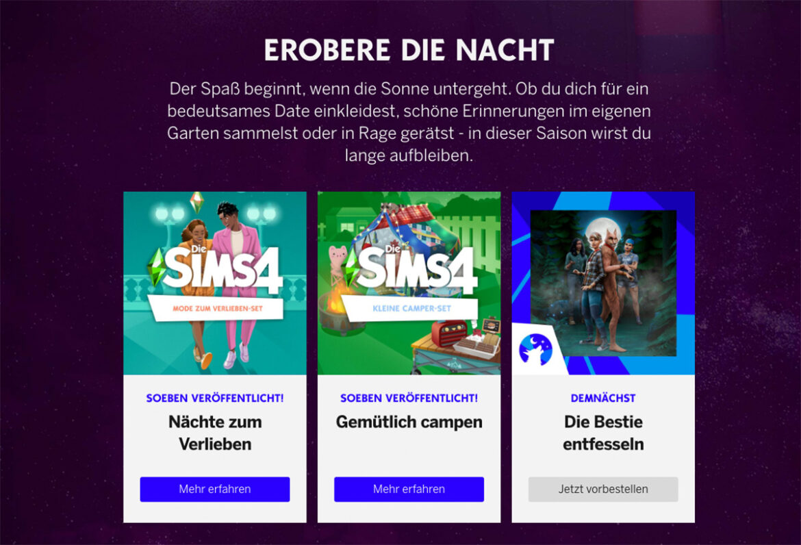 Leak The Sims 4 Werewolves Game Pack