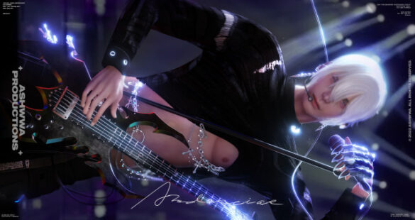 Amduscias pose acc guitar