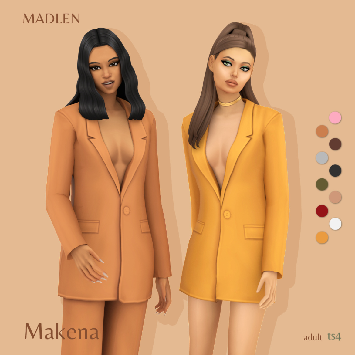 makena outfit oversized stylish blazers