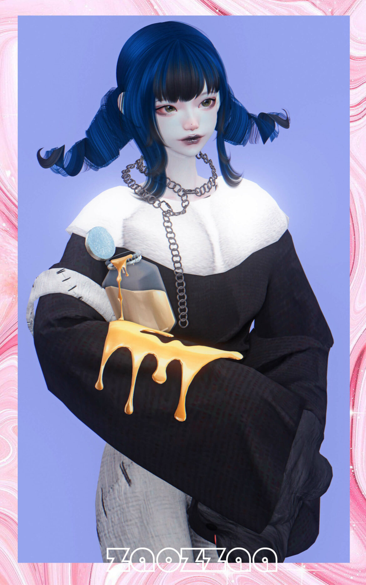 zaohoney bear suit 4 colors mesh by