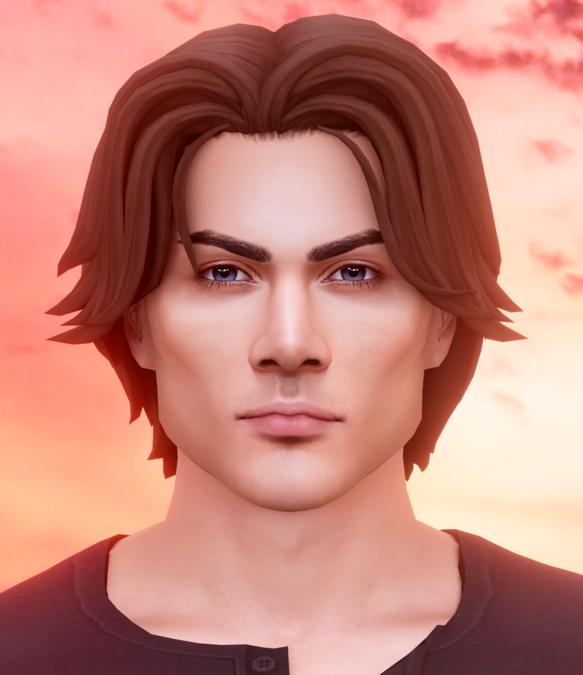 beach waves ts4 male hair