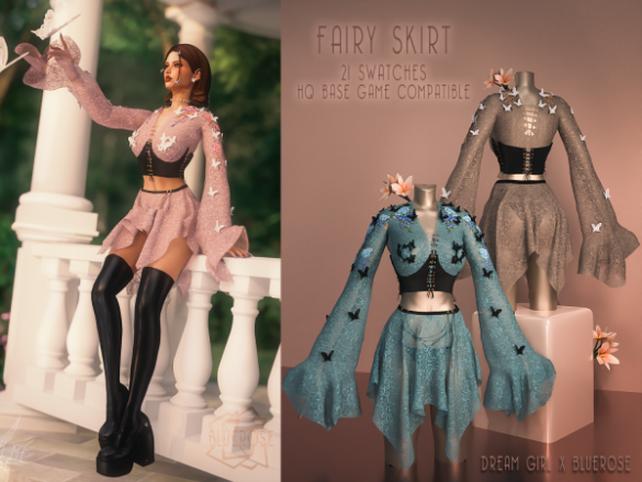 Fairy Skirt - BRsims x Dream Girl