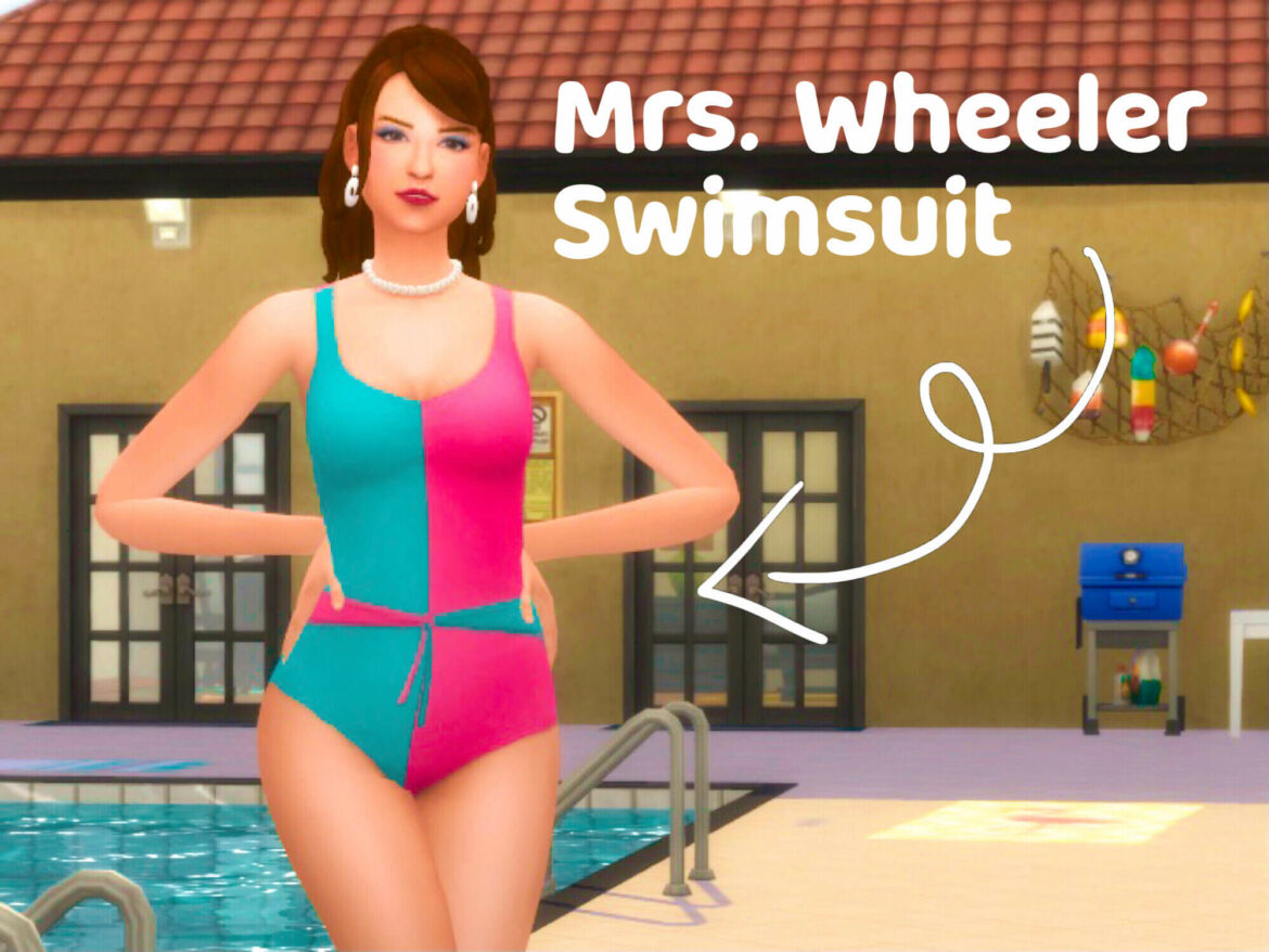 Mrs. Wheeler Swimsuit The Sims 4