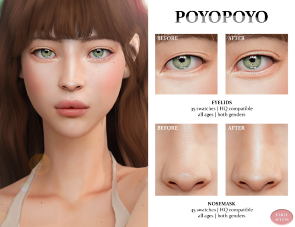 poyopoyo Nosemask & Eyelids Set n2
