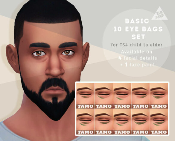 basic 10 eye bags set for both gender