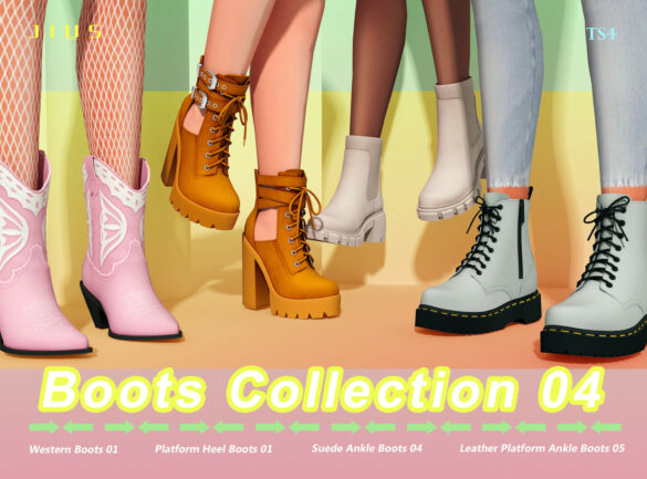 Boots Collection 04 The Sims Book 5692