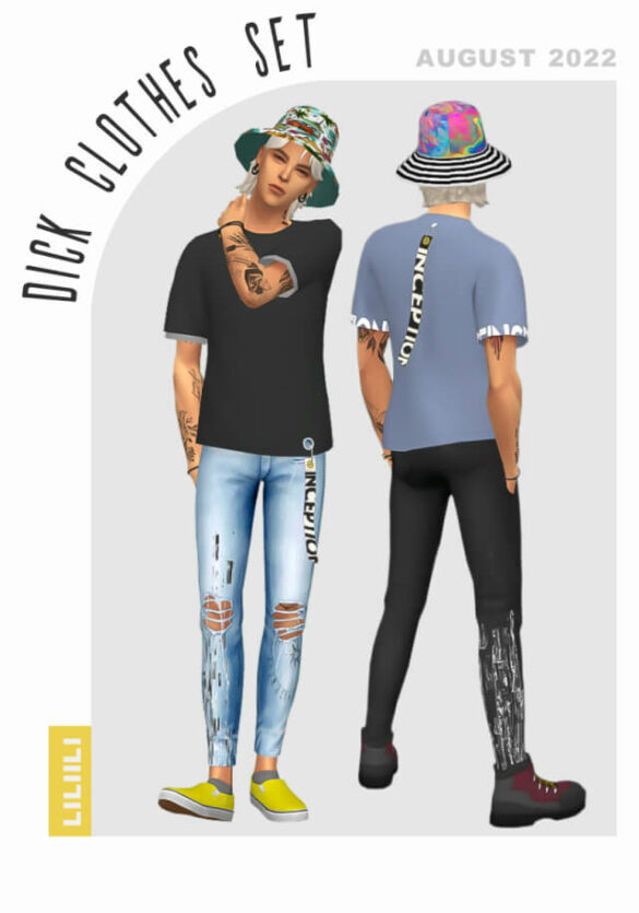 dick clothes set tshirt