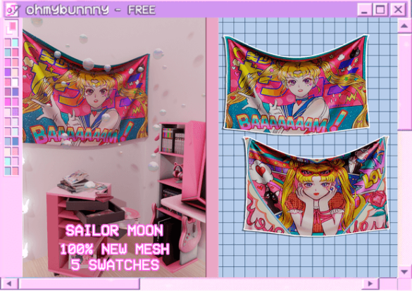 Free Sailor Moon items