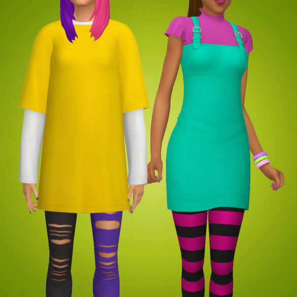 high school years dresses recolor