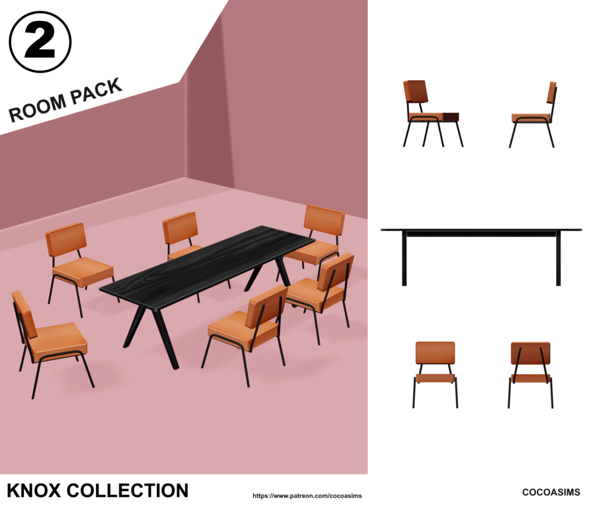 knox collection dining set