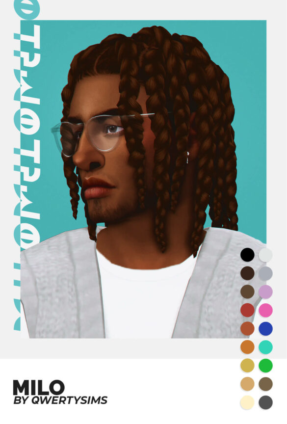 milo by qwertysims Milo Male Hair