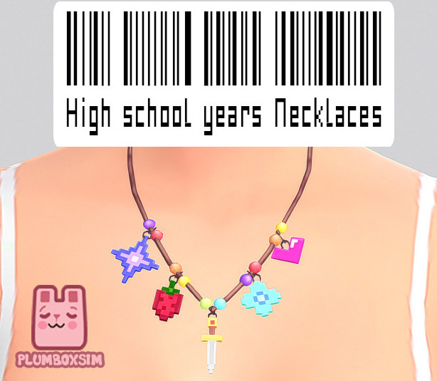 Plumboxsim Acc high school years Necklaces
