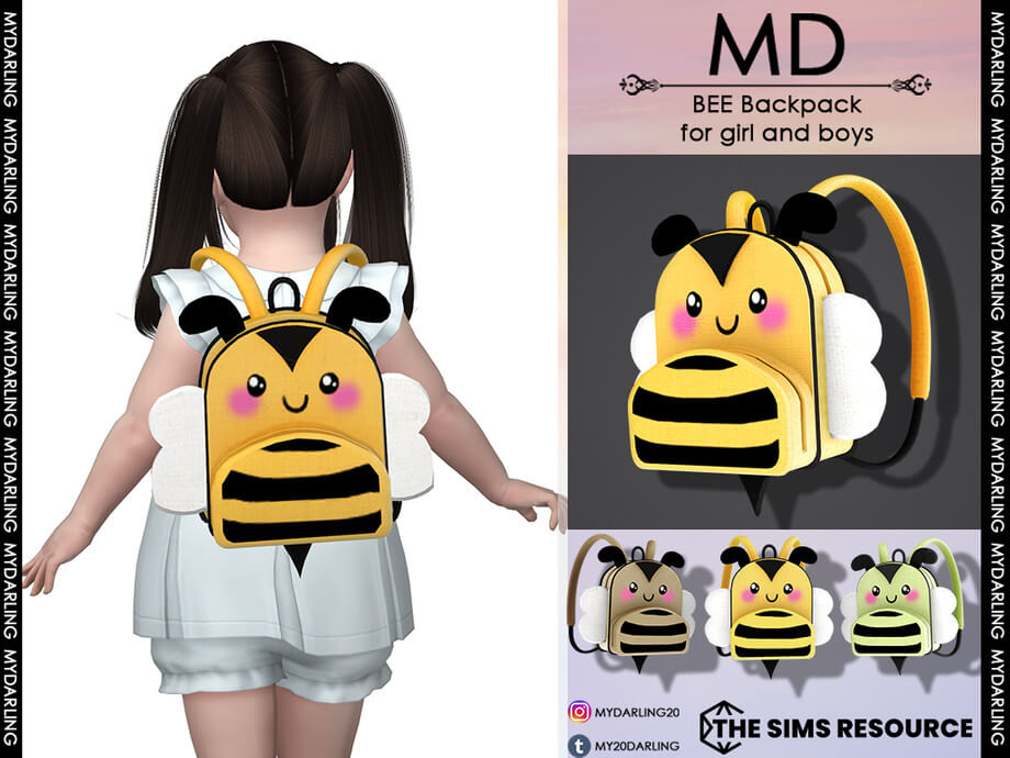 BEE BACKPACK TODDLER