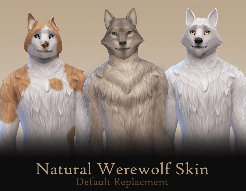 Natural Werewolf Skin The Sims Book