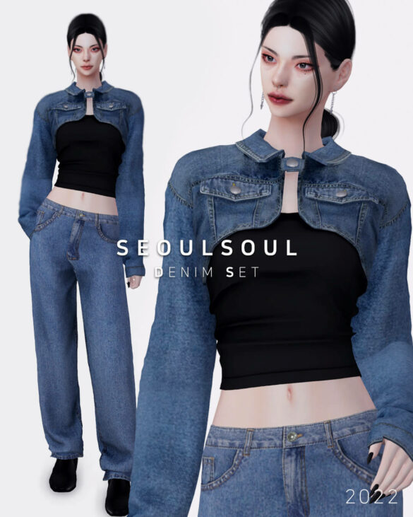 Seoul Seoul denim set