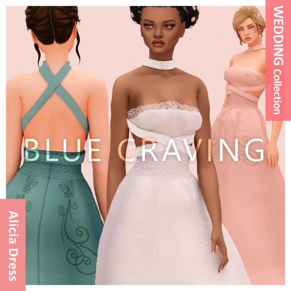 sims 4 cc alicia wedding dress download