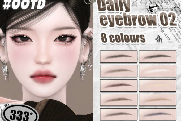 eyebrow maxis match sims 4