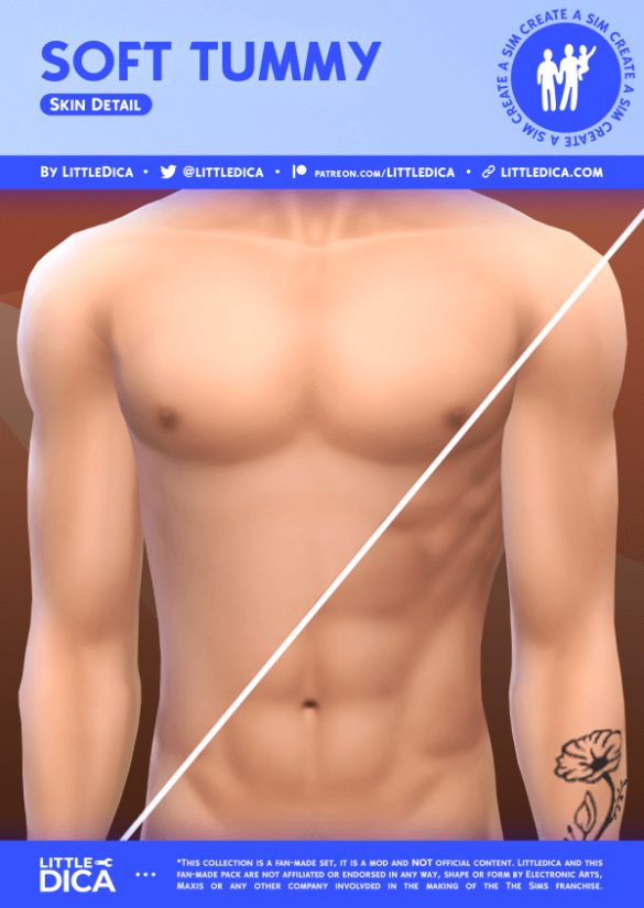 Soft Tummy - Skin Detail
