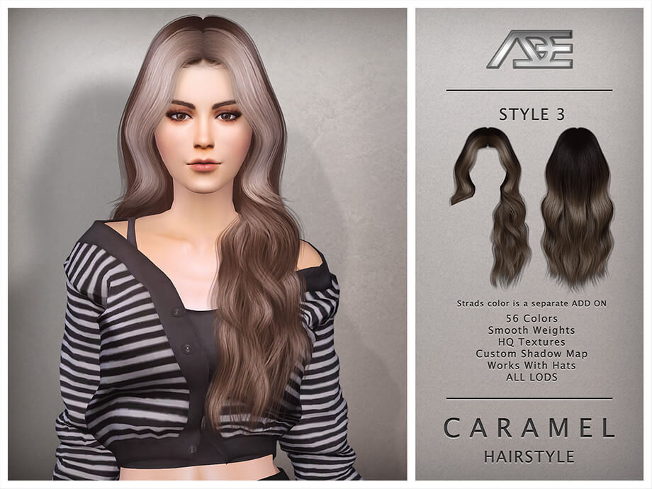 Caramel - Style 3 (Hairstyle)