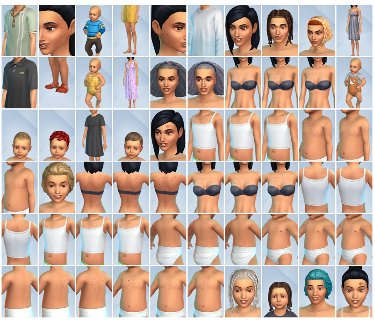 The Sims 4 Growing Together Cas Build Items The Sims Book