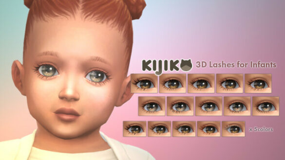 3D Lashes for Infants