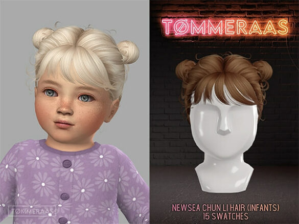 Chun Li Hair Infant Mesh Edit