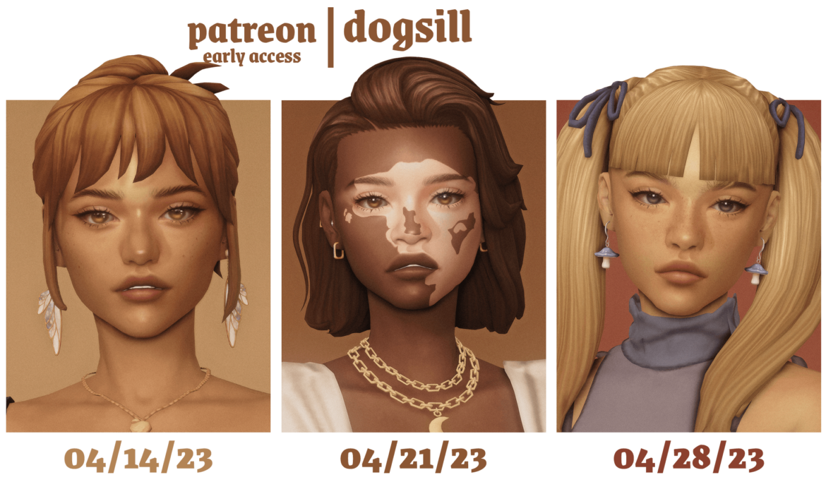 trinity bun wildflower hair by dogsill