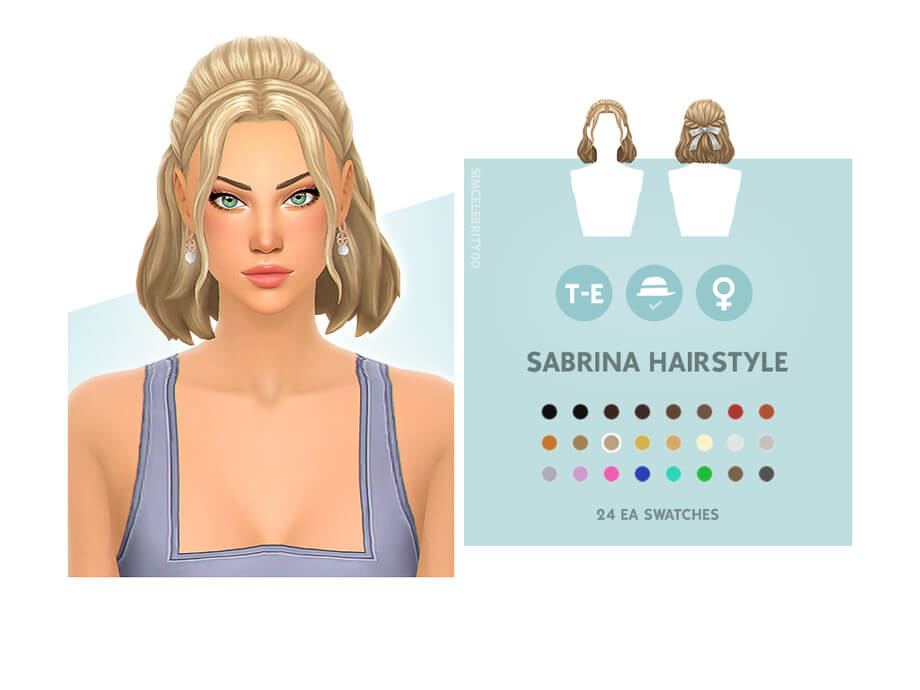 Sabrina Hairstyle simcelebrity00