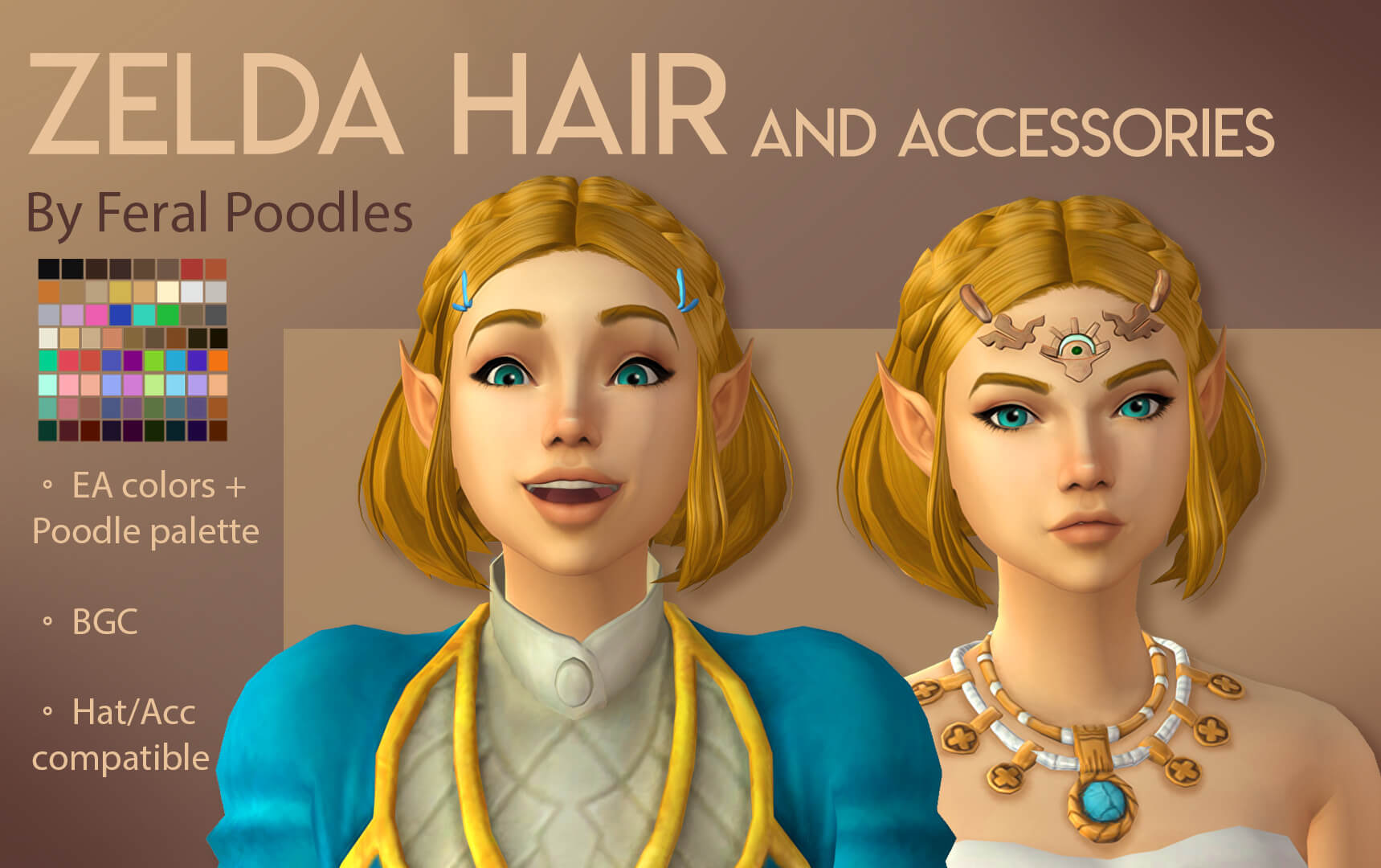 Zelda Hair and Accessories