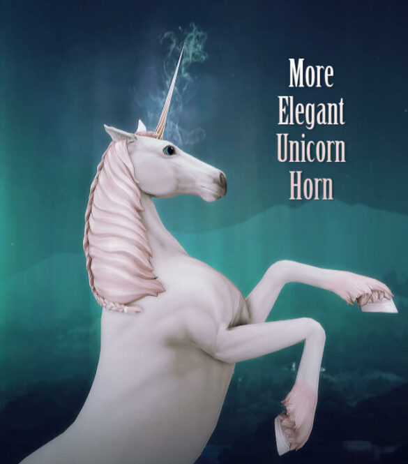 More Elegant Unicorn Horn