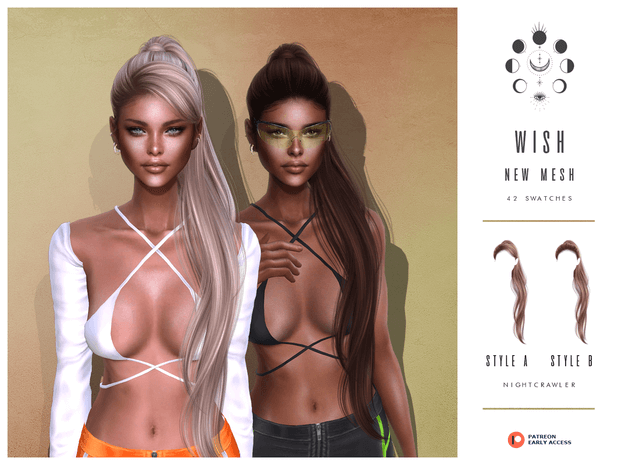 sims 4 hair cc pack female and male