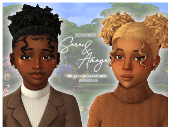 Sarai Hair & Amaya Hair (child conversion)