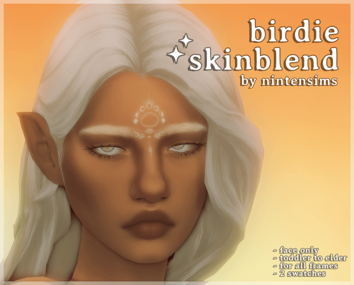 birdie - a maxis match skinblend