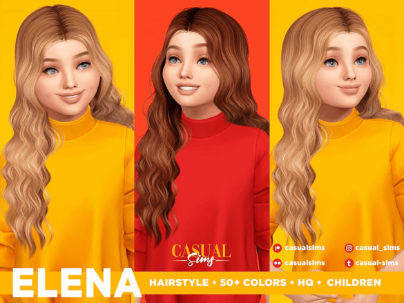 Elena Hairstyle for Children