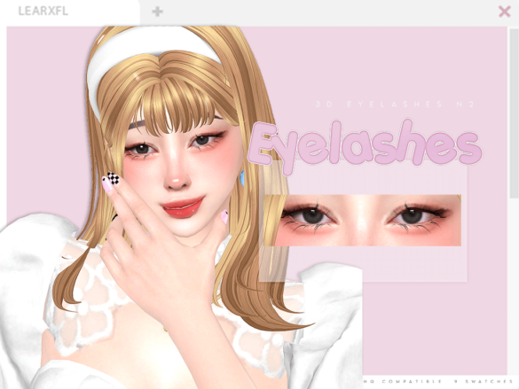 3D Eyelashes [V2] Learxfl