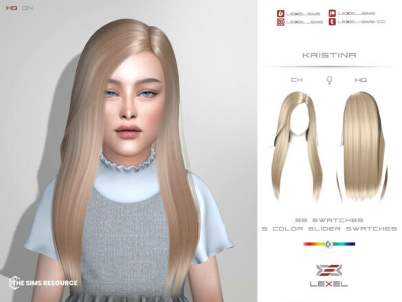Kristina - hairstyle (child)